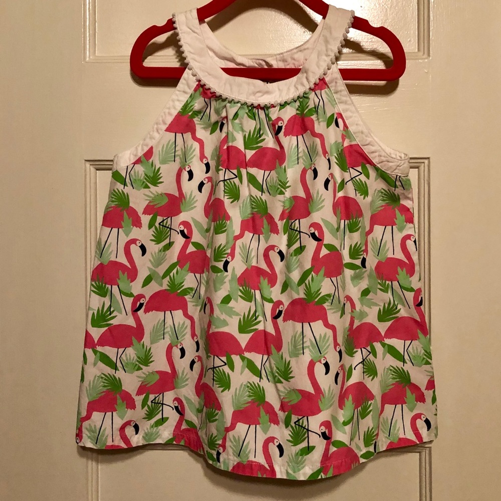 Gymboree sweet Flamingo top / shirt - Sz 8